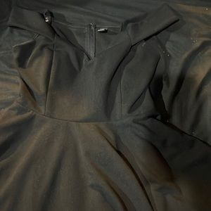 Black Windsor padded dress. Size large